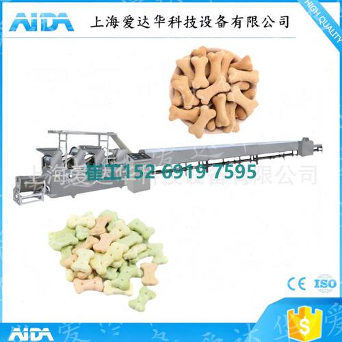 猫草宠物小鱼饼干加工机械设备 宠物猫饼干成型机成型机源头厂家