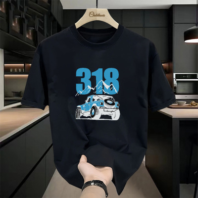 纯棉短袖ins港风潮流半袖T恤