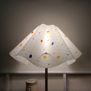 整体花瓣一体花瓣云朵扇形创意线条曲线型梅花状简易布艺手工灯罩