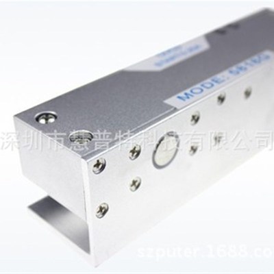 5818G上下无框电插锁 上下无框玻璃锁 门禁电插锁