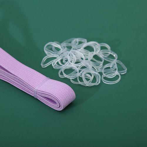 透明白色橡皮筋TPR皮圈绑发一次性发圈一次性捆产品高弹耐用皮套