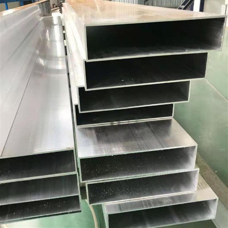 空心铝方管型材6061/6063T5隔断屏风铝方管70*50*5直角矩形铝方通