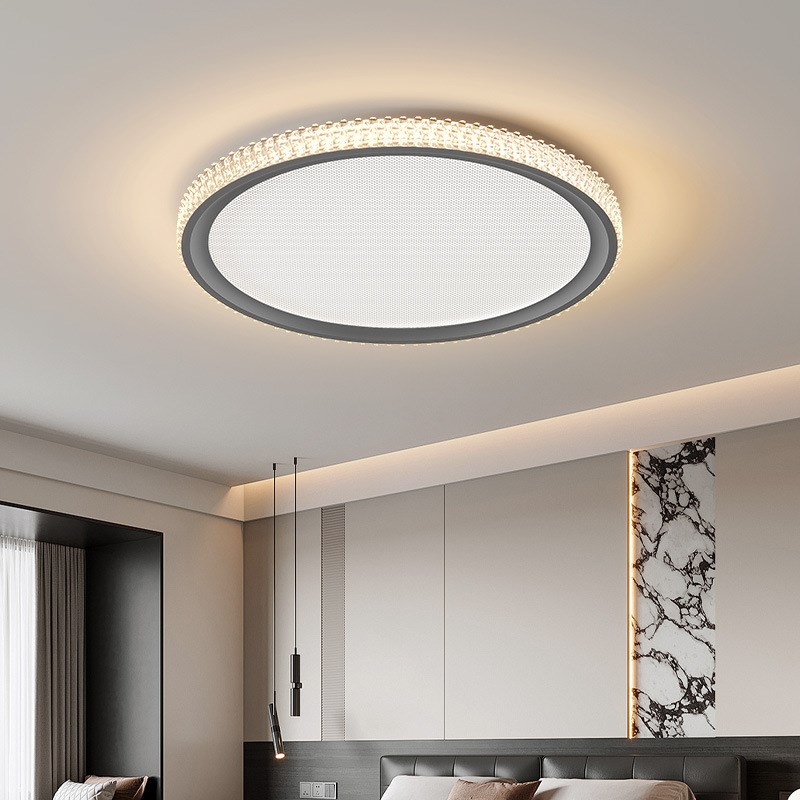 2025新款圆形意式极简卧室护眼吸顶灯现代简约轻奢高级感主卧灯具