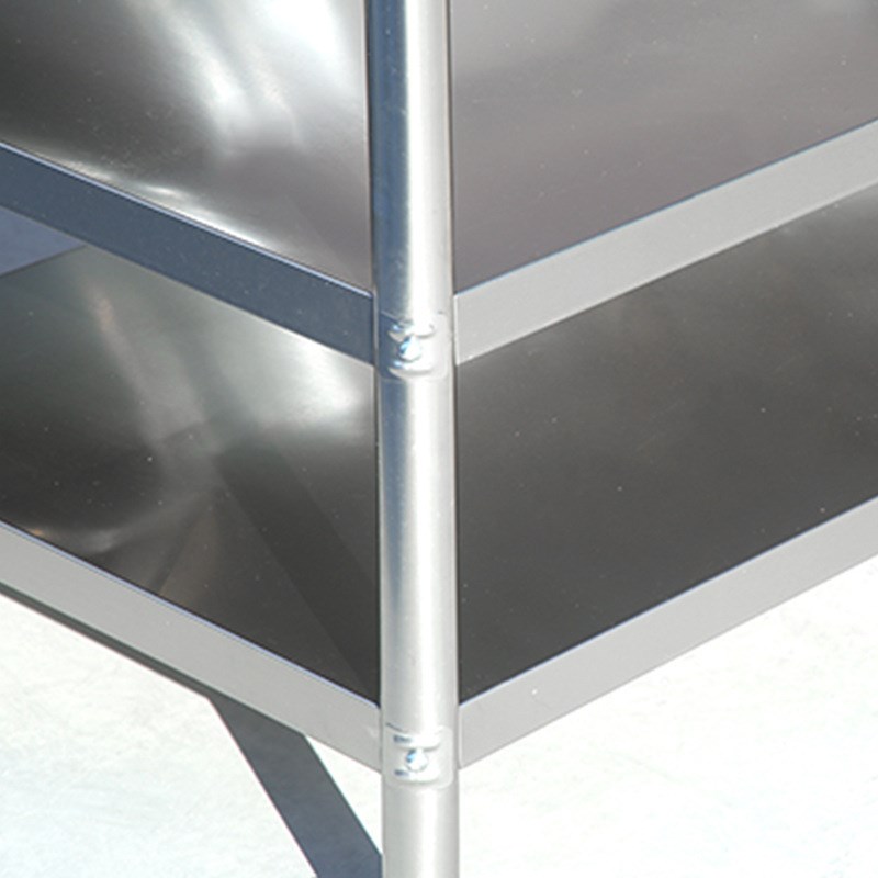 304加厚不锈钢工作台饭店厨房操作台案板切菜桌打荷台烘焙桌