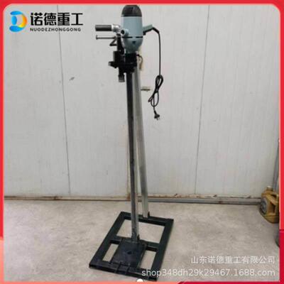 小型支架式民用农田灌溉水井钻机手摇立式打井机两相电家用钻井机