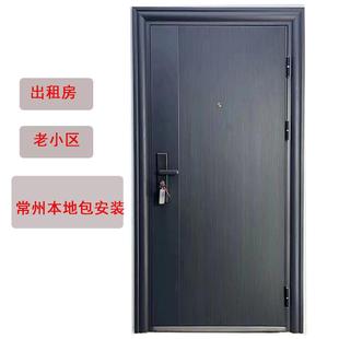 常州防盗门家用入户门出租屋房间门进户门钢质车库门工程门子母门