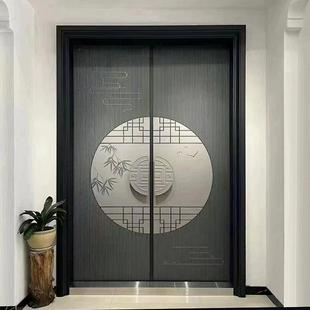 铸铝别墅大门农村自建房入户门防盗门进户门子母铜门家用双门