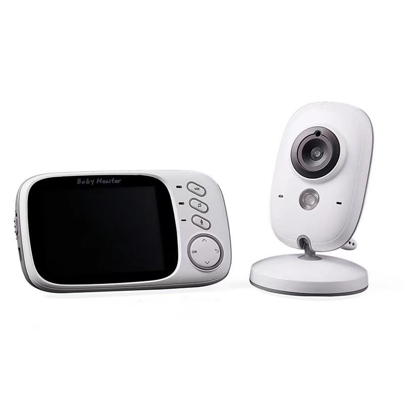 3.2寸婴儿监视器vb603语音对讲摇篮曲家用智能监护仪babymonitor