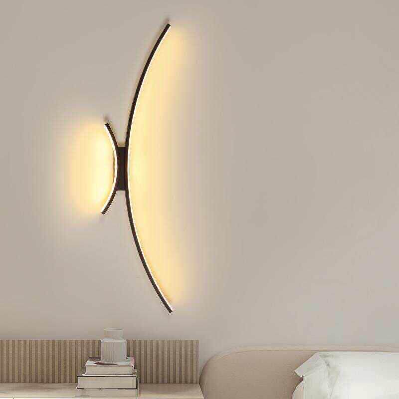 现代简约客厅沙发电视背景墙格栅壁灯卧室床头灯轻奢极简创意壁灯