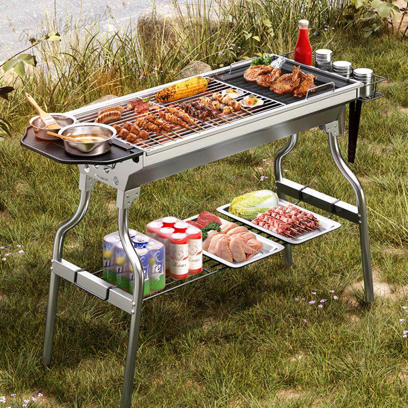 包邮户外炉子家用烤串烤肉商用无烟炭烤烤炉炭烤便携工具烧烤炉