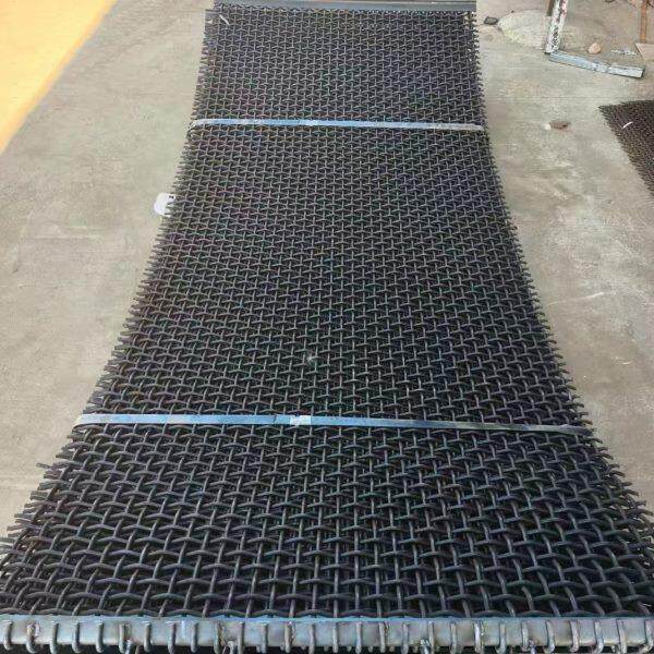 锰钢编织筛网65锰钢耐磨钢丝网轧花筛网矿山滚筒筛型号齐全