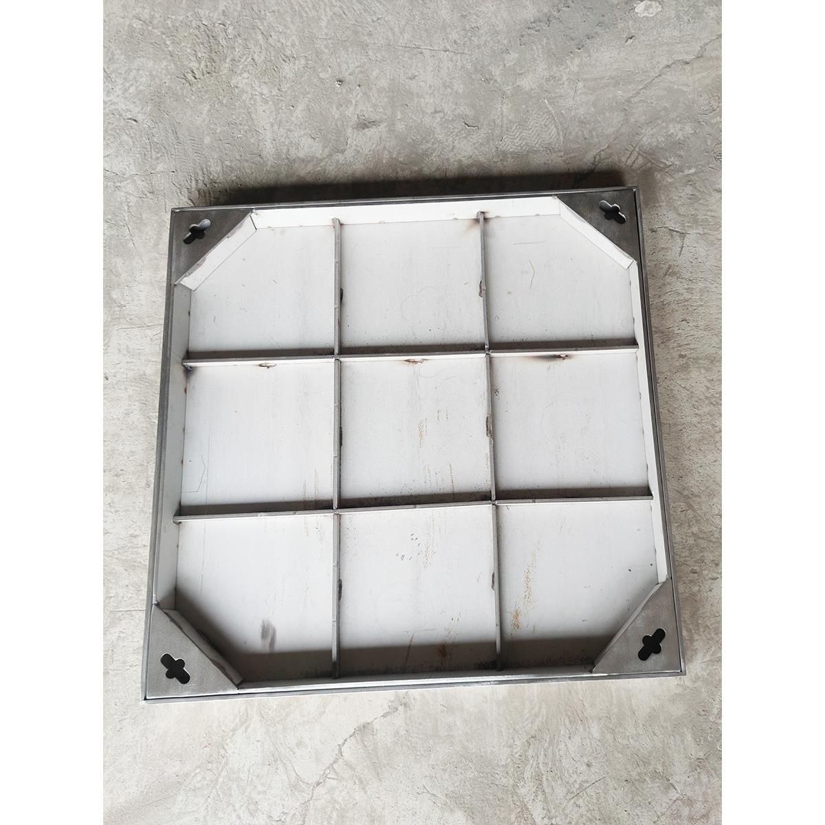 304不锈钢隐形井盖方形窨井盖板检查井庭院园林下沉铺装污水井盖