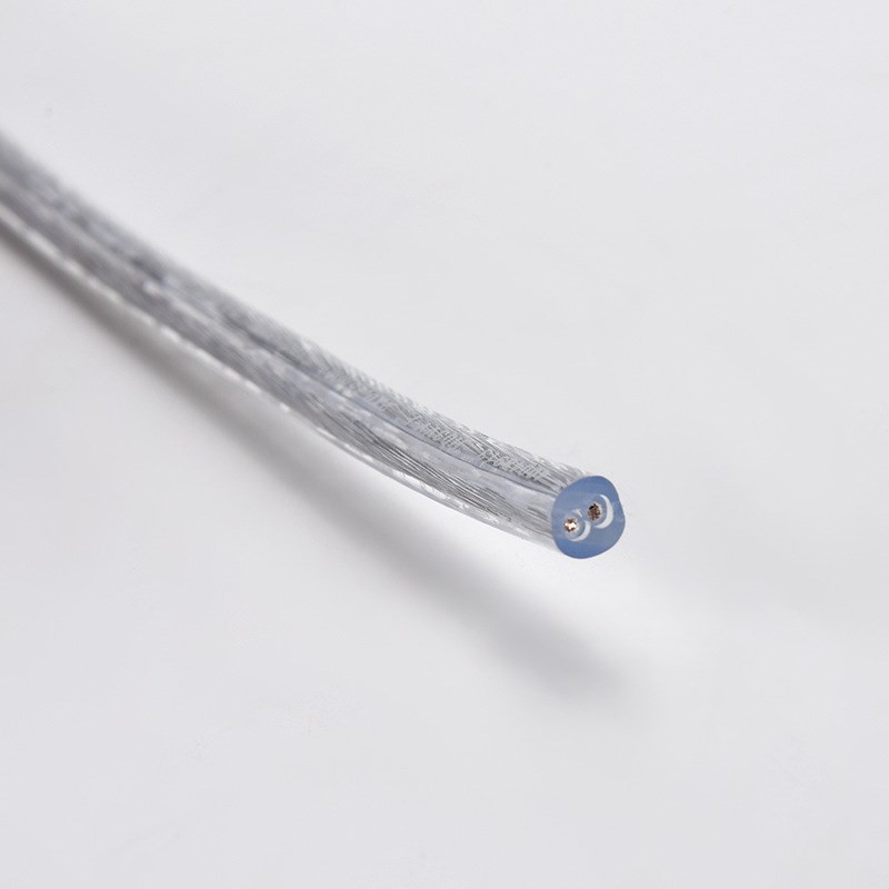 多国认证PVC两芯透明圆护套线防水软线纯铜吊灯电线