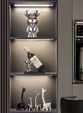 轻奢高档一家四口小鹿摆件高端大气客厅电视酒柜高级感家居装饰品