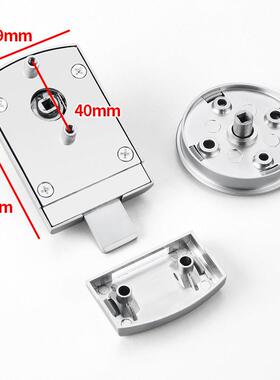 公共厕所化妆室隔板五金配件黑色插销锁银色门锁扣有人无人指示锁