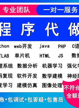 python代编matlab神经网络C++代C语言javaC#php定制程序代写帮做