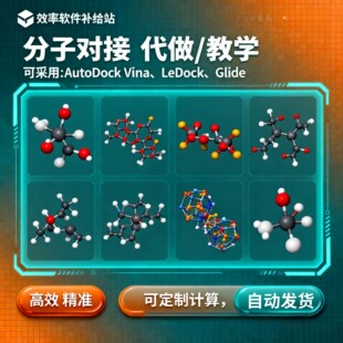 分子对接分子动力学批量对接服务专业药物模拟虚拟筛选网络药理学