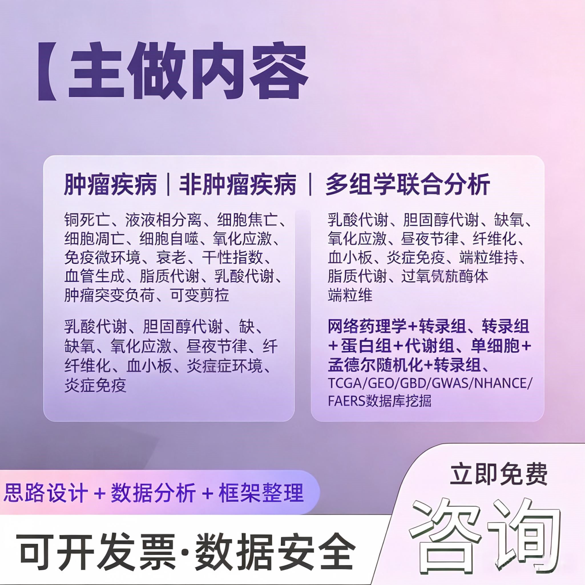 生物信息分析课程TCGA数据库挖掘GEO自学数据生信分析服务