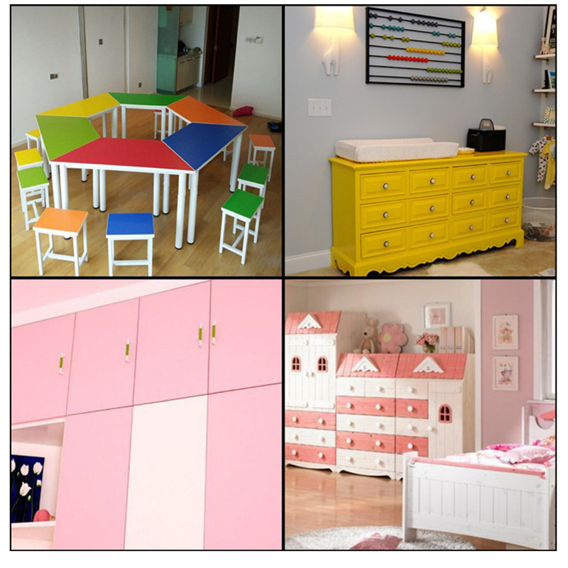 水性木器漆彩色木门衣柜家具翻新漆改色油漆O木头漆金属漆白色喷