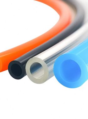 PU气管透明蓝色橙色气动空压机软管气管tpu软管