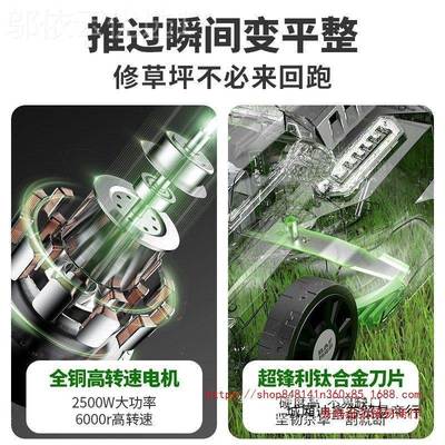 博奥电草坪机动手推式草园坪修剪机菲小型家用林剪草机插IZT电割