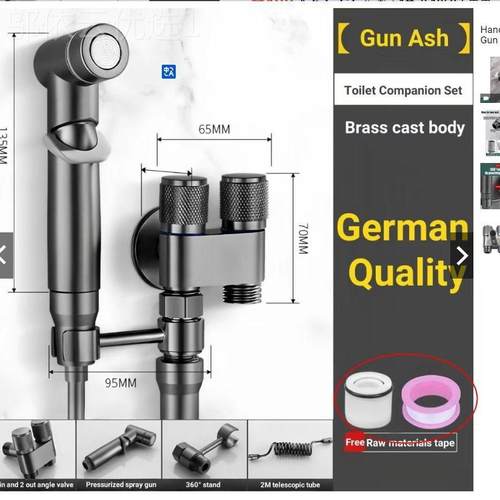 水水三角阀一进二出角阀双控阀龙65059家头用三通分阀双出水