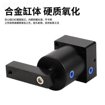 HSR转紧角气缸25-大90夹下压气旋转GHO90度HSL动气缸配件大全推力