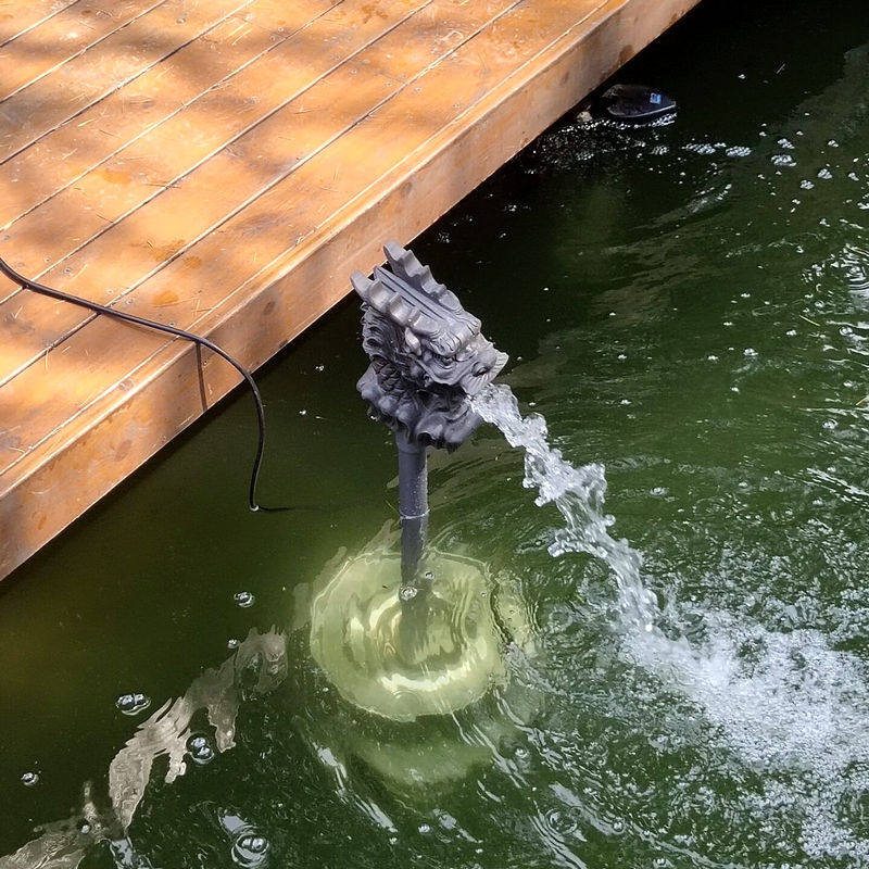 康卿鱼池过滤器不锈钢净化器泵小鱼池过滤龙头喷水吸水器换水鱼缸