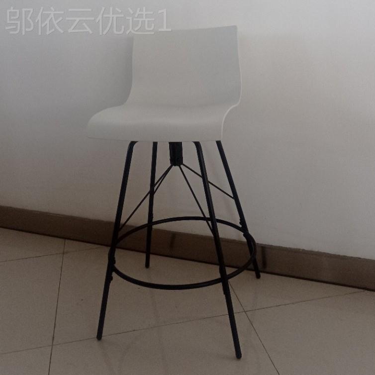图a丽奶茶店TIP白花艺店转餐厅旋欧美色吧台椅 Br Stool Swivel