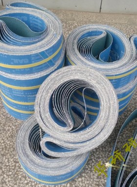 蓝色砂带不锈钢抛光砂带耐磨砂带木工砂带 PZ933沙带3000*100