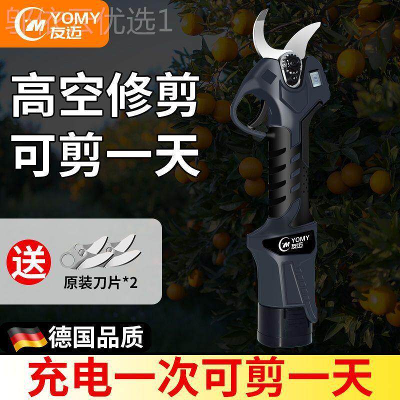 刀友迈TZP德国林电动果树修枝剪剪充园式无电线锂电园艺液晶粗枝