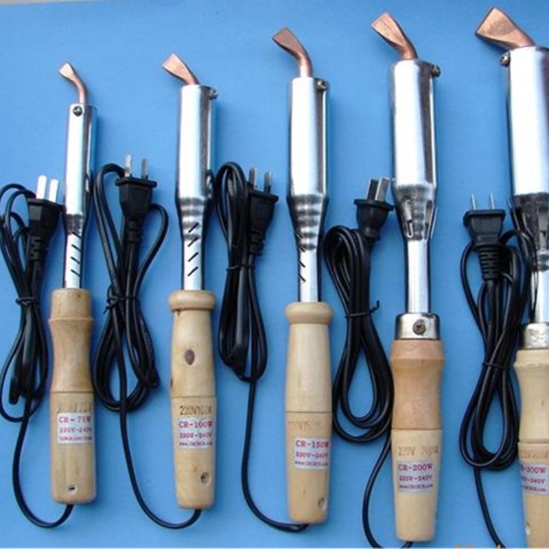 300W电烙铁 200W 75瓦 500W外热电烙铁100瓦木柄电烙铁弯头电烙铁