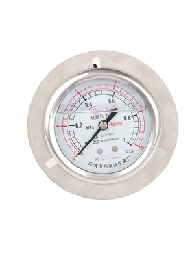 压力表YN60ZTBF全不锈钢耐震压力表测水压气压通用1.6/100mpa多量