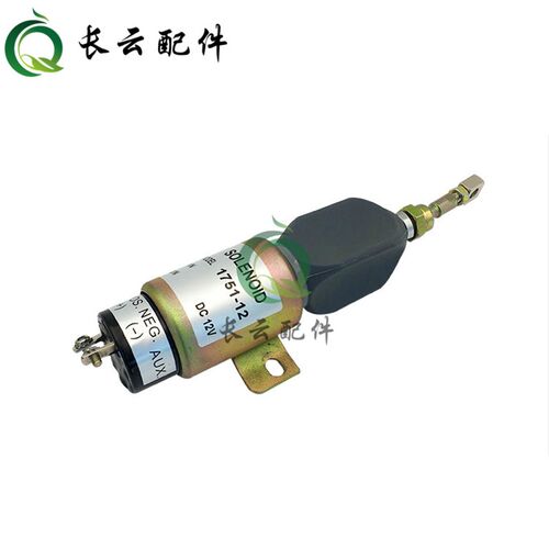 12V24V柴油发电机组熄火电磁阀电子停机控制器油门开关起动控制器