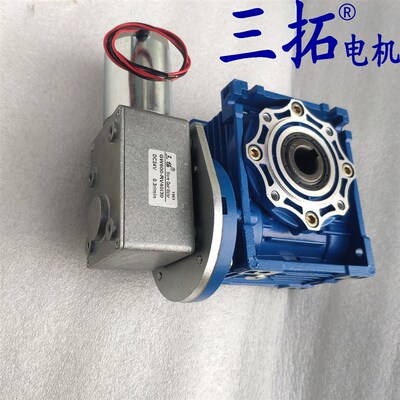 定制 GW600 GW31ZY蜗轮蜗杆减速电机 大扭矩超低速减速箱直流马达