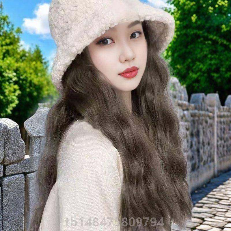 帽子假发一体2025新款冬新款女气质中老年无痕长卷短卷优雅化疗时