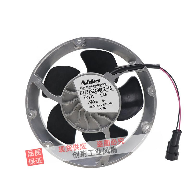 Nedic D1751S24B6CZ-16 17251 24V 1.8a 43.2W ABB逆变器冷却风扇