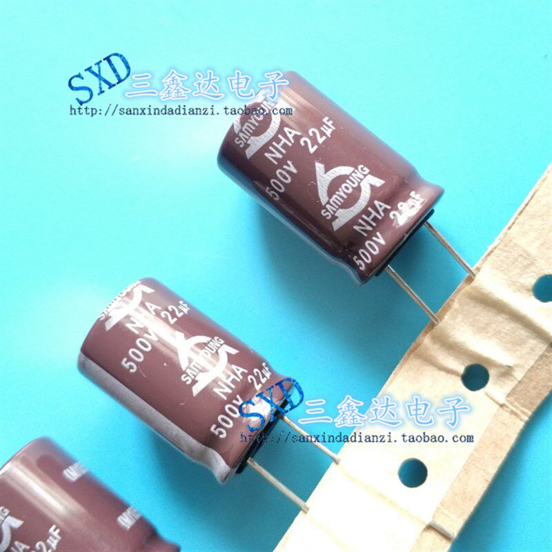 500V22UF 22UF500V全新进口功放音频音响 电解电容 13*30