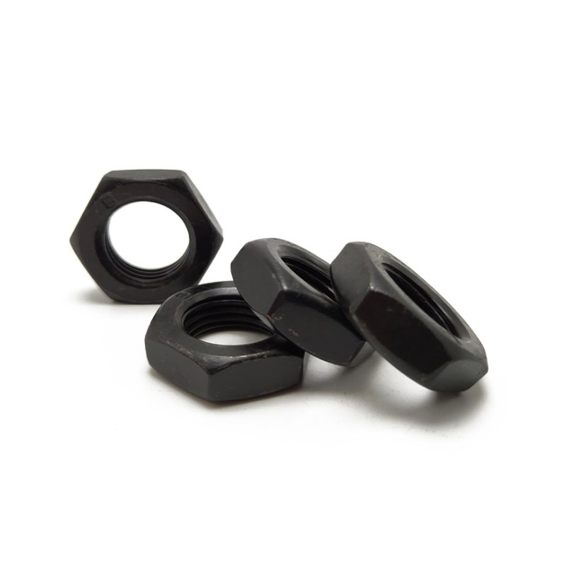 8.8级细牙六角薄螺母扁螺帽M8M10M12M14M16M18M20M22M24M27M30*2