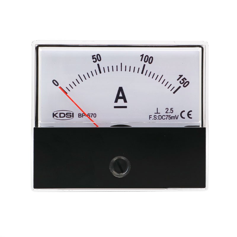 指针式直流电流表BP-670 DC75mV 150A 输入电压0-75mV 显示0-150A