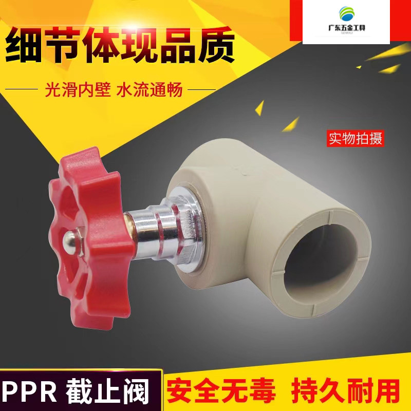 PPR截止阀20 25 32 40 50 63 PPR管热熔阀门开关配件自来水管球阀