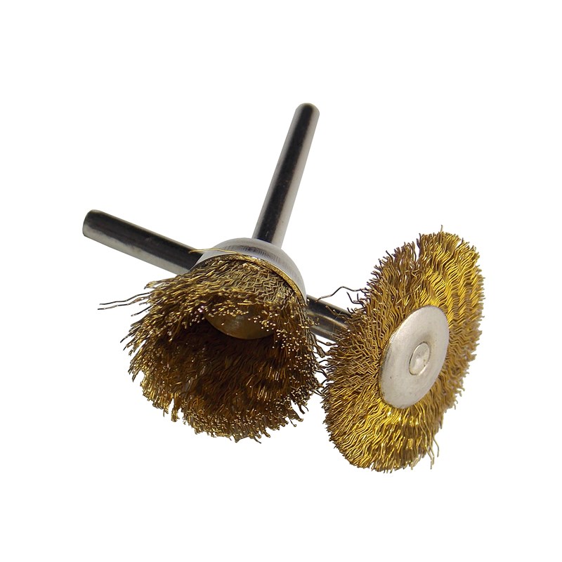 佳士顿 小铜刷 跑线路铜刷 小钢丝刷 小电钻抛光刷 除锈钢丝刷子