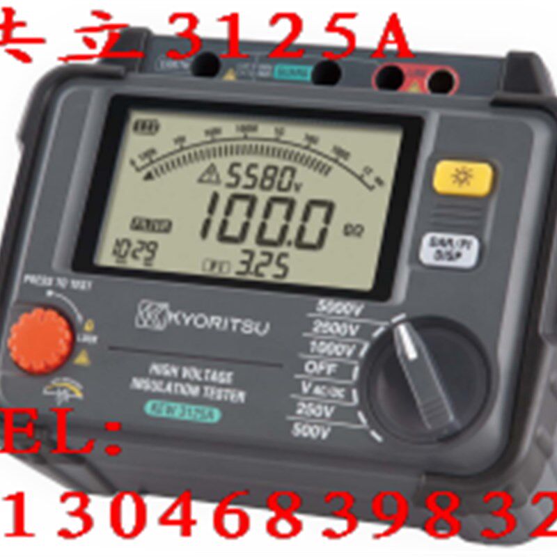原装正品日本共立仪器MODEL 3125A 5000V高压绝缘电阻测试仪促销