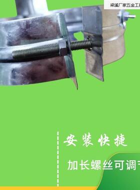 镀锌防雨帽盖顶烟囱帽烟管室外管道挡雨柴火炉雨壁KIV炉白铁屋皮