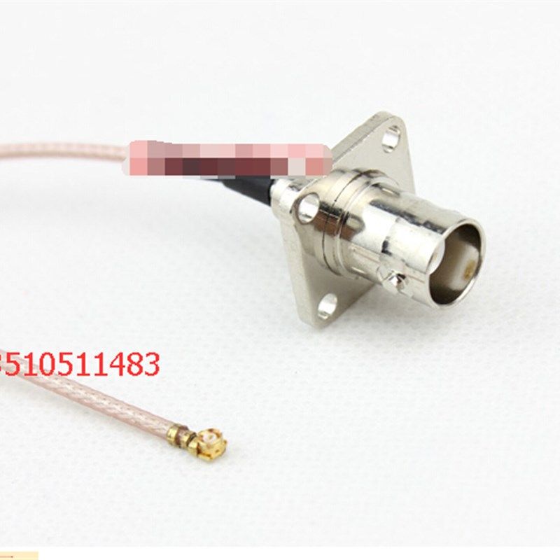 射频网桥IPEX/BNC-KKF同轴50欧跳线 AP高频IPX转BNC带法兰信号线