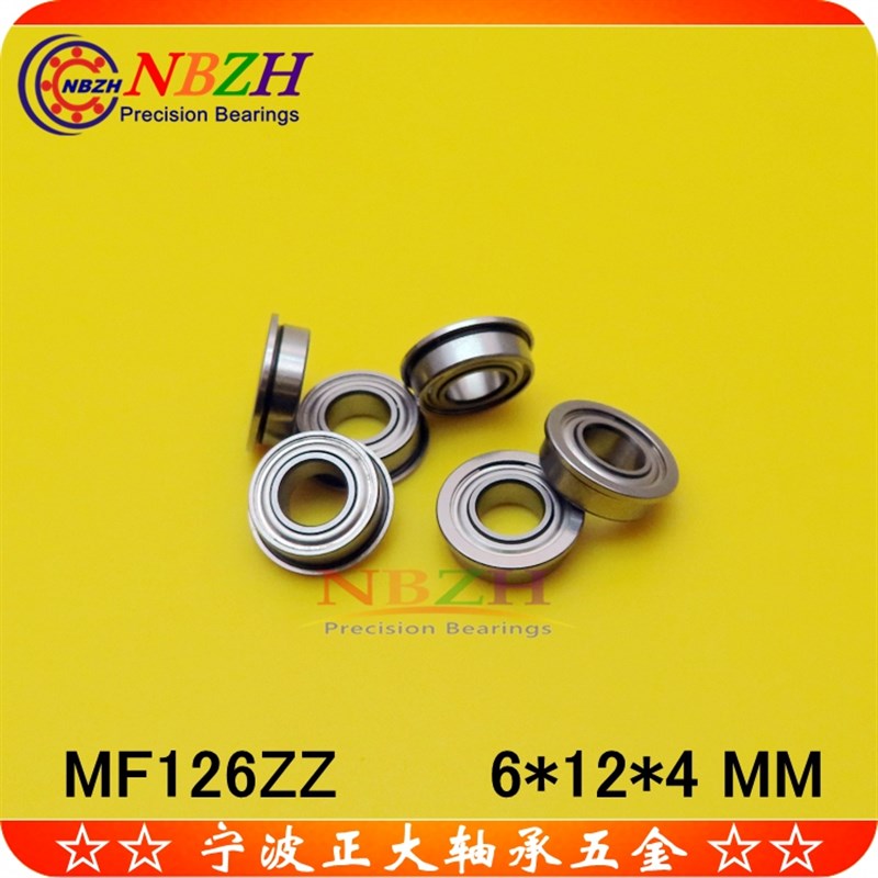不锈钢 法兰杯士轴承 SMF126 MF126 ZZ -2RS LF1260ZZ 6*12*4 mm