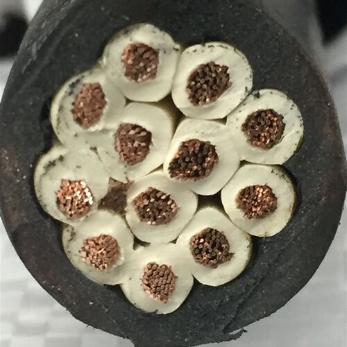 船用电缆 CEFR 5芯7芯10芯12芯16芯*1/1.5/2.5平方橡胶船用线