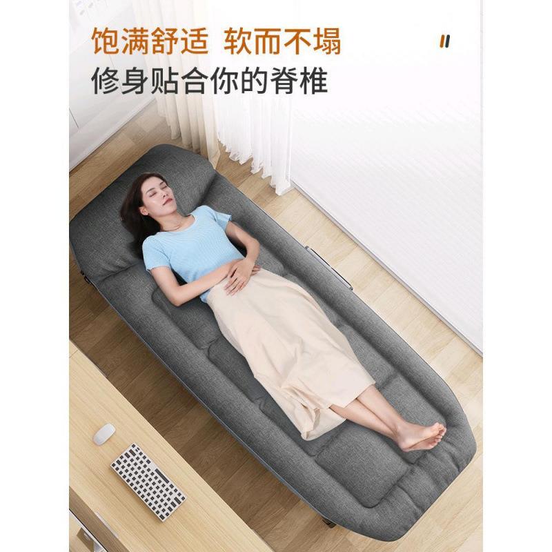 午休折叠办公SDG室单人躺椅器简易床便护携神医院陪床行军午睡床