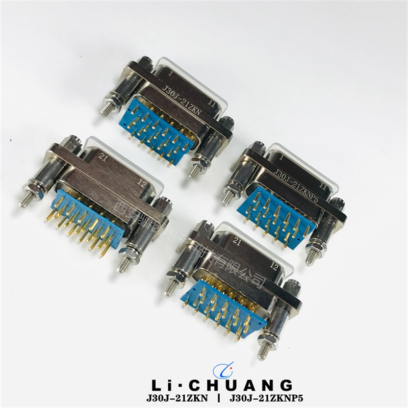 J30J直针焊板子连接器J30J-21ZKN  J30J-21ZKN-J插座21针现货销售
