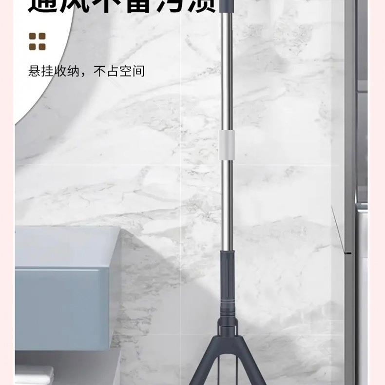 拖海绵拖把家棉水用一净UPX卫生间对折式吸胶拖布地拖